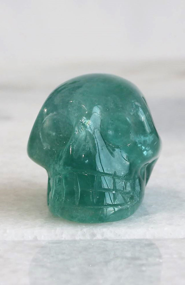 Blue Fluorite Skull